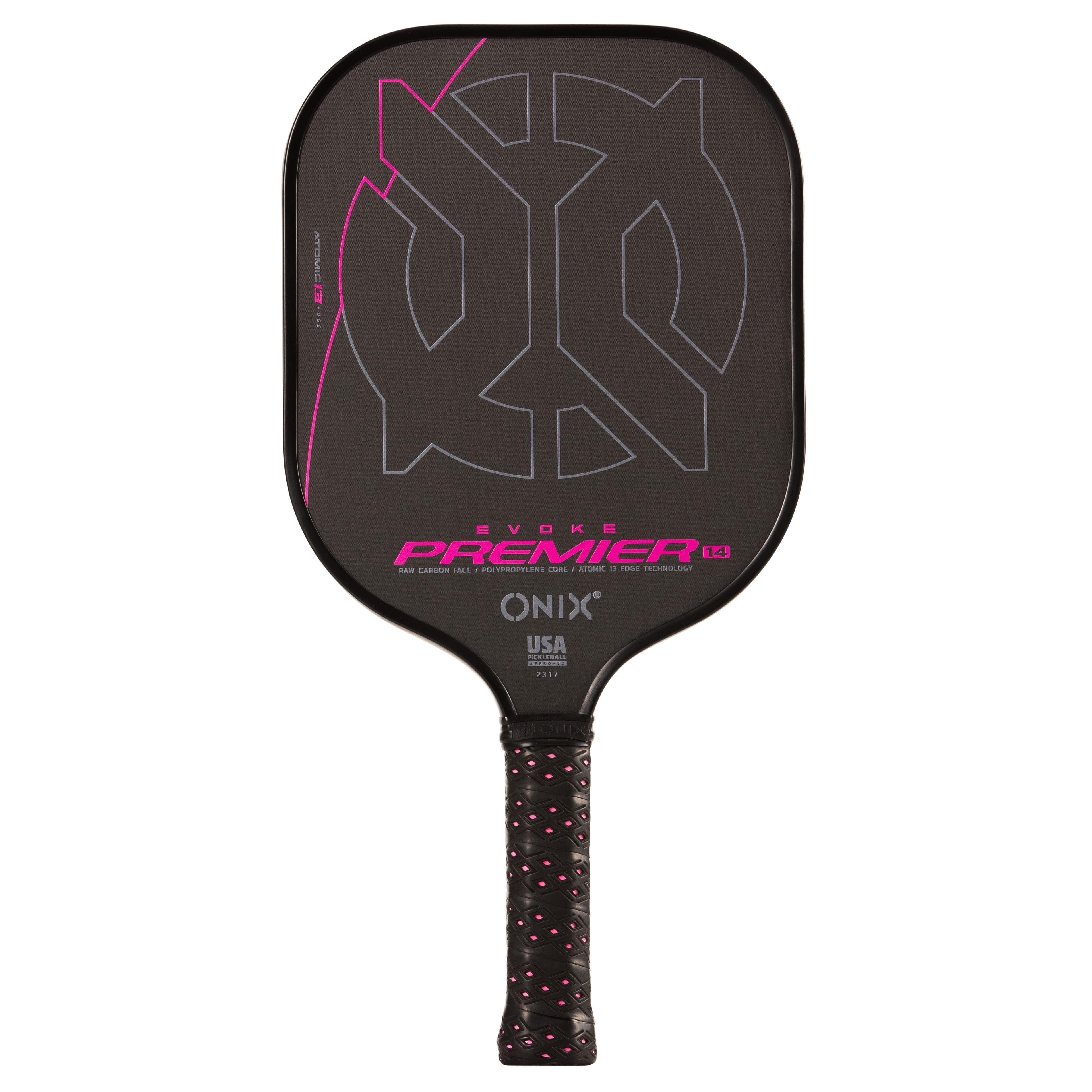 Evoke Premier Raw Carbon Pickleball Paddle