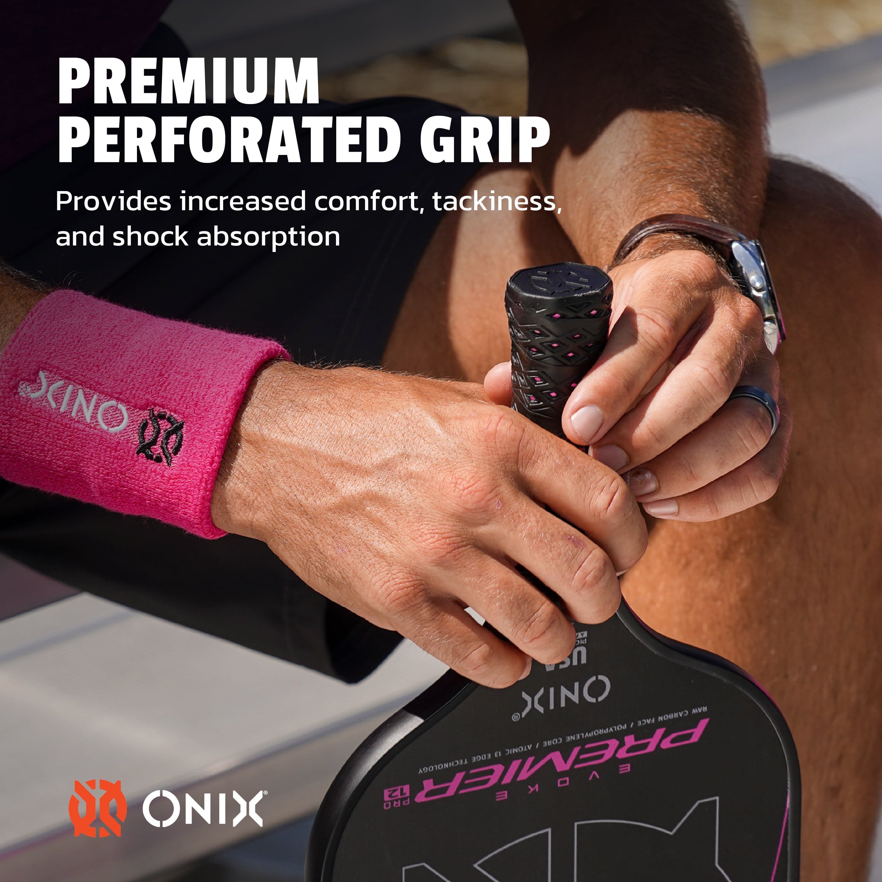 Evoke Premier Raw Carbon Pickleball Paddle