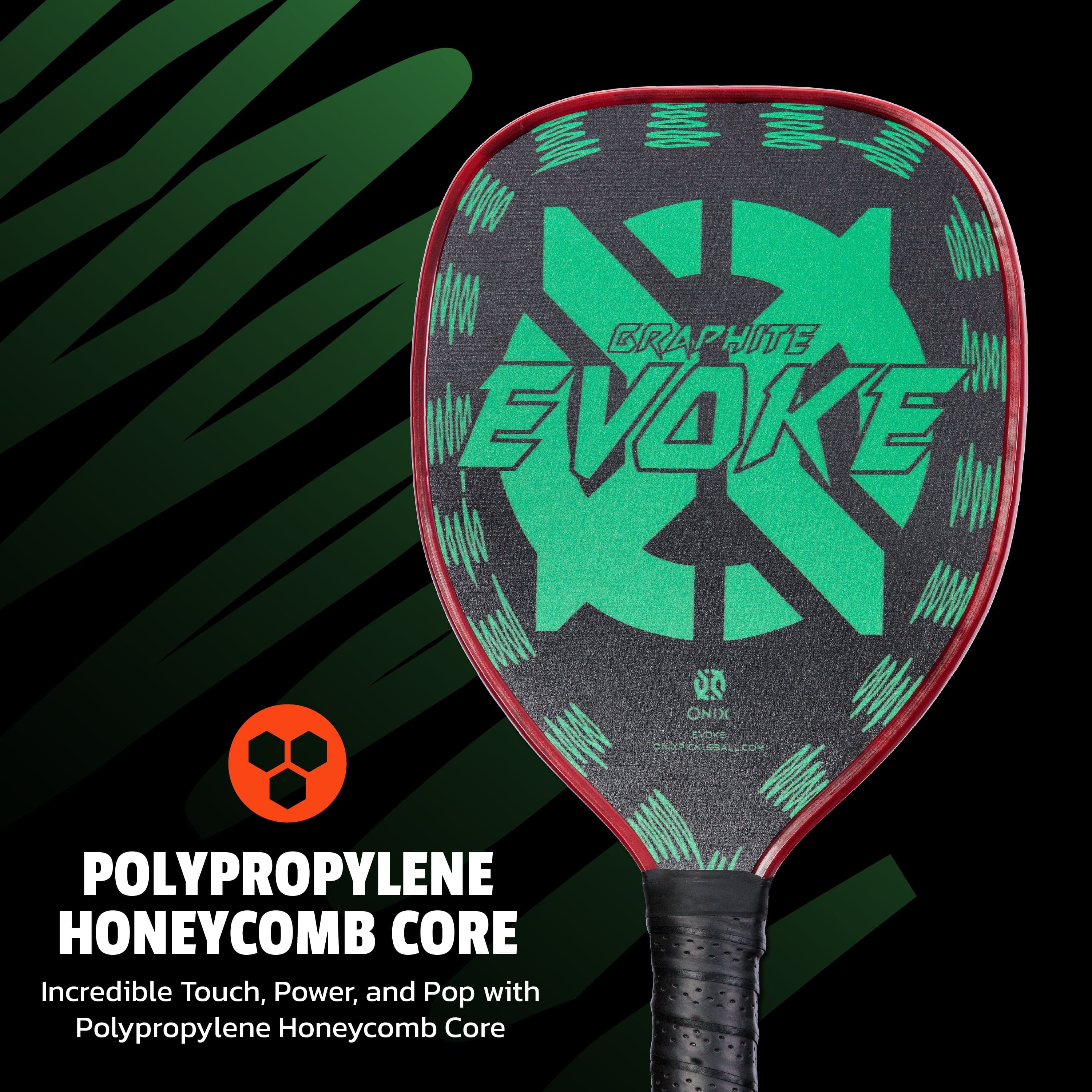 Evoke Tear Drop Graphite Pickleball Paddle