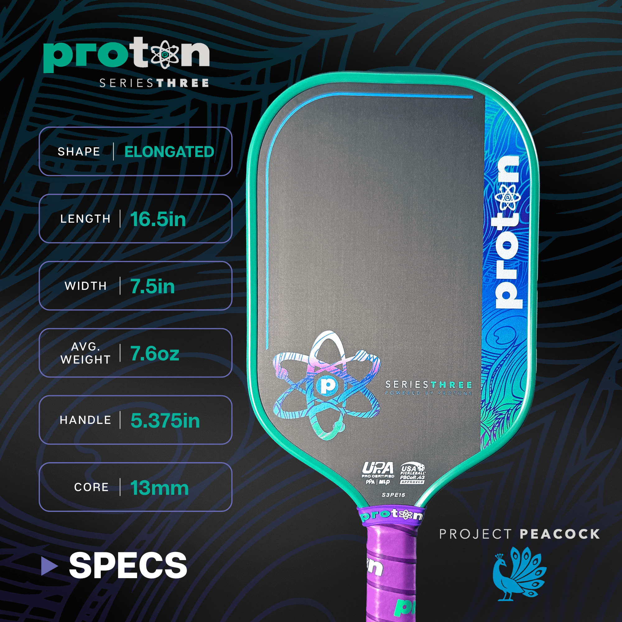 Project Peacock Elongated 13MM