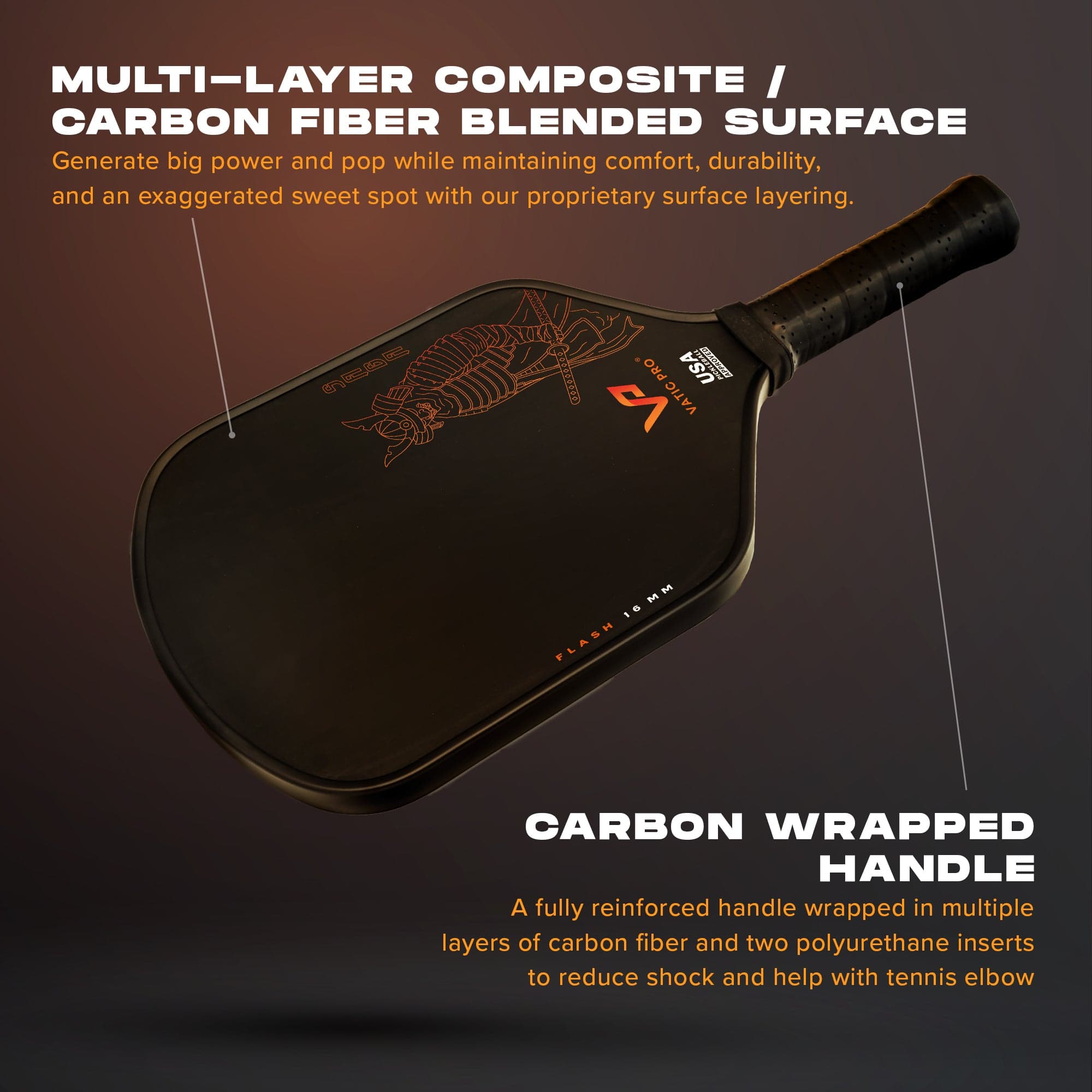 Saga (All Shapes) (14mm & 16mm) (SH & LH) (Includes Paddle Cover)